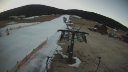 Dolní část sjezdovky Skiareálu Ramzová