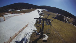 Dolní část sjezdovky Skiareálu Ramzová