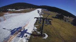 Dolní část sjezdovky Skiareálu Ramzová