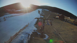 Dolní část sjezdovky Skiareálu Ramzová