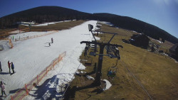 Dolní část sjezdovky Skiareálu Ramzová