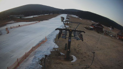 Dolní část sjezdovky Skiareálu Ramzová