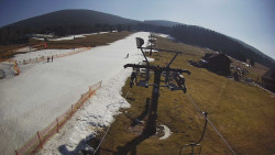 Dolní část sjezdovky Skiareálu Ramzová