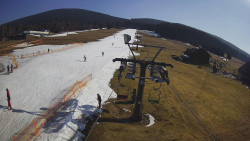 Dolní část sjezdovky Skiareálu Ramzová