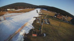 Dolní část sjezdovky Skiareálu Ramzová