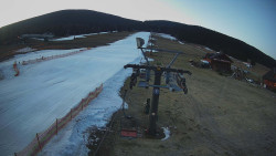 Dolní část sjezdovky Skiareálu Ramzová