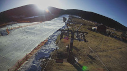 Dolní část sjezdovky Skiareálu Ramzová