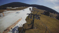 Dolní část sjezdovky Skiareálu Ramzová