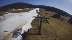 Dolní část sjezdovky Skiareálu Ramzová