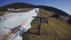 Dolní část sjezdovky Skiareálu Ramzová