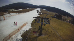 Dolní část sjezdovky Skiareálu Ramzová