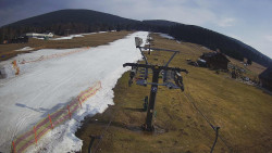 Dolní část sjezdovky Skiareálu Ramzová