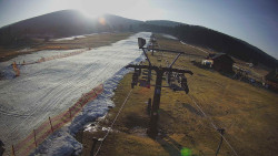 Dolní část sjezdovky Skiareálu Ramzová