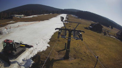 Dolní část sjezdovky Skiareálu Ramzová