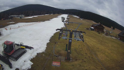 Dolní část sjezdovky Skiareálu Ramzová