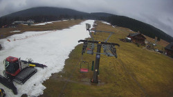 Dolní část sjezdovky Skiareálu Ramzová