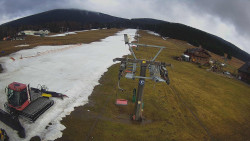 Dolní část sjezdovky Skiareálu Ramzová