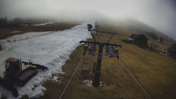 Dolní část sjezdovky Skiareálu Ramzová