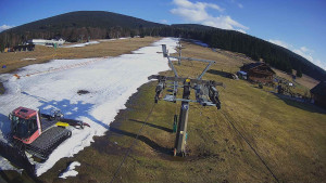Horské atrakce Ramzová - Dolní část sjezdovky Skiareálu Ramzová - 13.3.2026 v 16:00