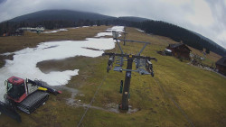 Dolní část sjezdovky Skiareálu Ramzová