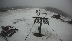 Dolní část sjezdovky Skiareálu Ramzová