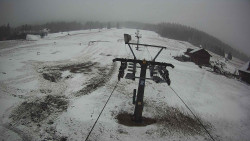 Dolní část sjezdovky Skiareálu Ramzová