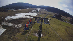 Dolní část sjezdovky Skiareálu Ramzová