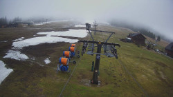 Dolní část sjezdovky Skiareálu Ramzová