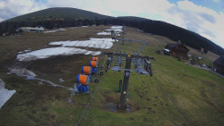 Dolní část sjezdovky Skiareálu Ramzová