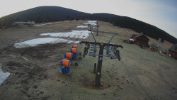 Dolní část sjezdovky Skiareálu Ramzová