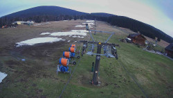 Dolní část sjezdovky Skiareálu Ramzová