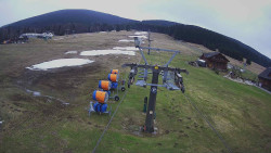 Dolní část sjezdovky Skiareálu Ramzová