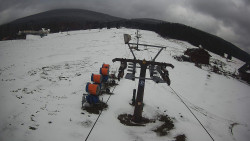 Dolní část sjezdovky Skiareálu Ramzová