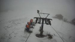 Dolní část sjezdovky Skiareálu Ramzová