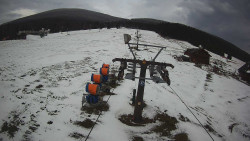 Dolní část sjezdovky Skiareálu Ramzová