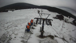 Dolní část sjezdovky Skiareálu Ramzová