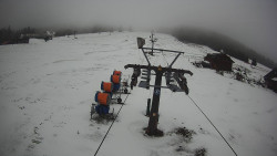 Dolní část sjezdovky Skiareálu Ramzová