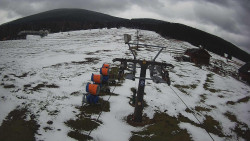 Dolní část sjezdovky Skiareálu Ramzová