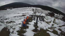 Dolní část sjezdovky Skiareálu Ramzová