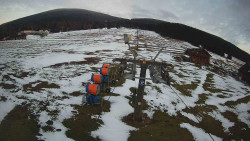 Dolní část sjezdovky Skiareálu Ramzová