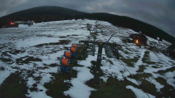 Dolní část sjezdovky Skiareálu Ramzová