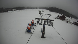 Dolní část sjezdovky Skiareálu Ramzová