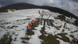 Dolní část sjezdovky Skiareálu Ramzová