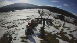 Dolní část sjezdovky Skiareálu Ramzová