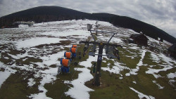 Dolní část sjezdovky Skiareálu Ramzová