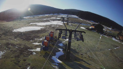 Dolní část sjezdovky Skiareálu Ramzová