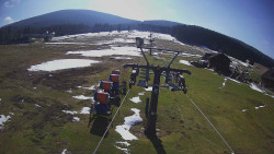 Dolní část sjezdovky Skiareálu Ramzová