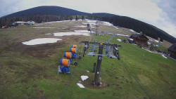 Dolní část sjezdovky Skiareálu Ramzová