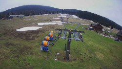 Dolní část sjezdovky Skiareálu Ramzová