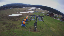 Dolní část sjezdovky Skiareálu Ramzová